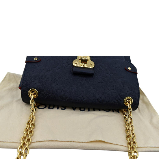 LOUIS VUITTON Vavin PM Empreinte Leather Chain Shoulder Bag + Tags Receipt  Box