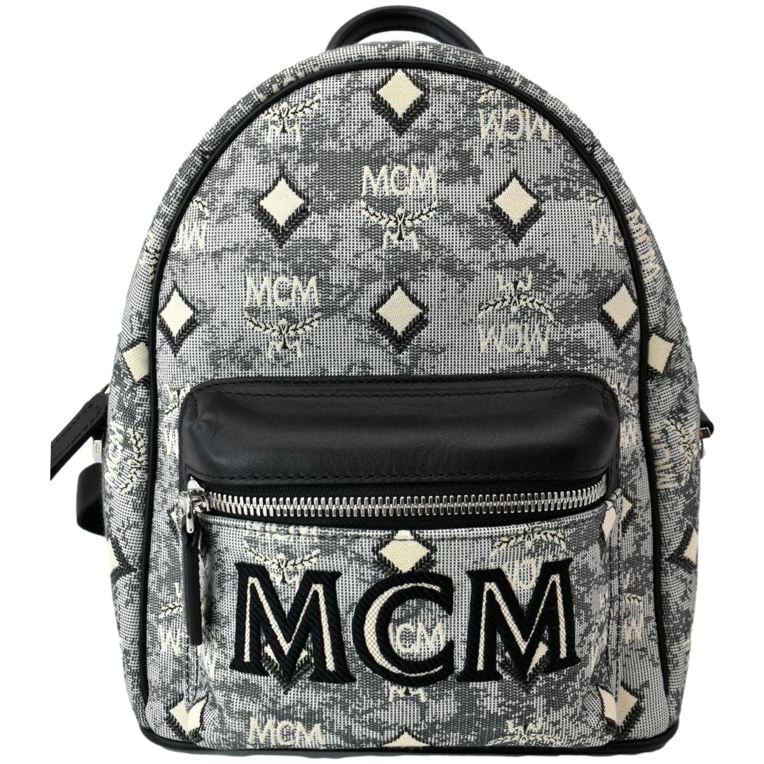 HOT! Authentic MCM Belt Bag Clutch Pouch Grey/Black Limited Edition + Dust  Bag