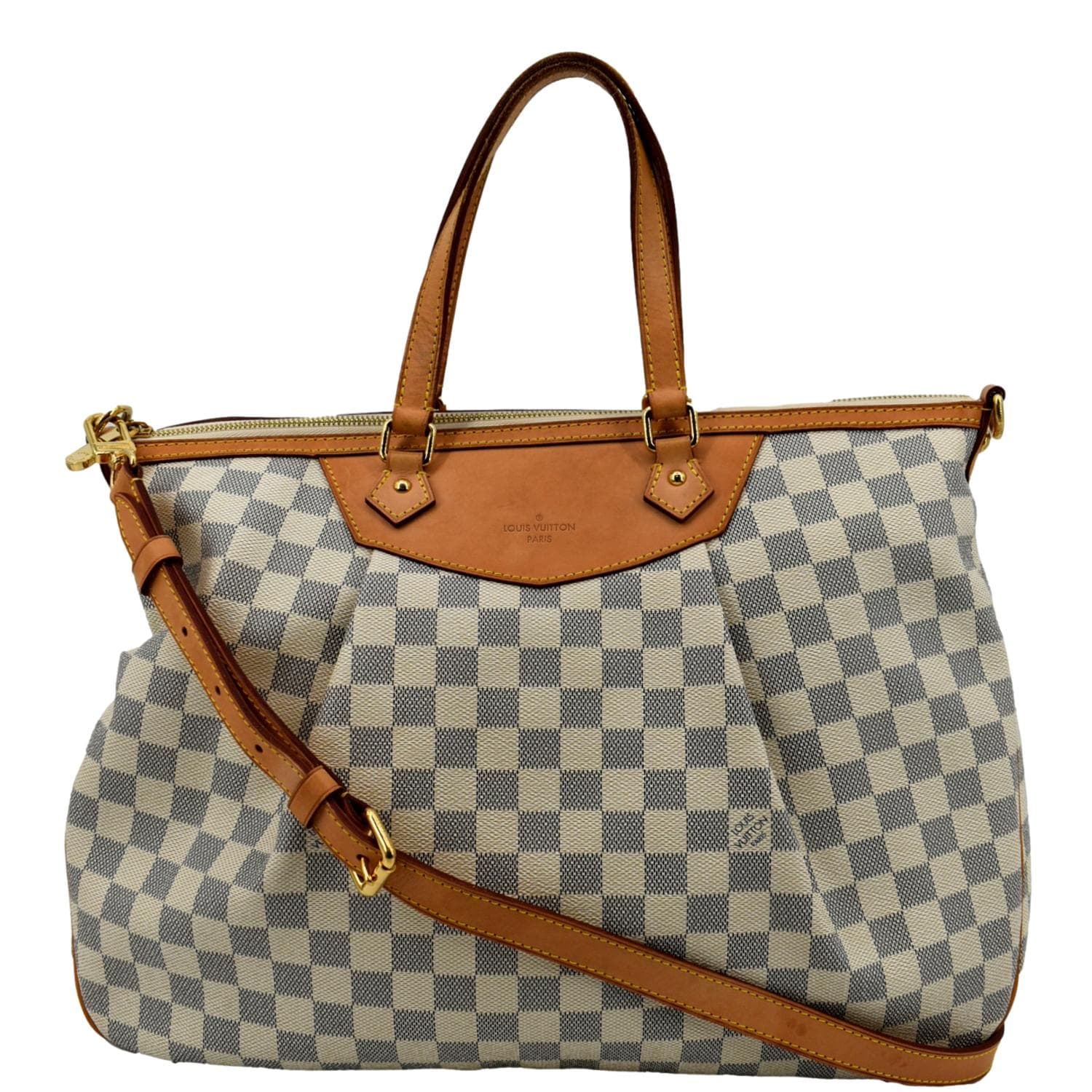 Louis Vuitton Siracusa GM Damier Azur Cross Body Bag