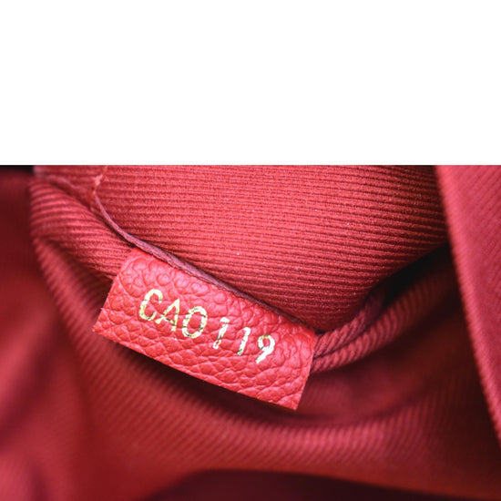 LOUIS VUITTON Monogram Saintonge Shoulder Bag Red M43556 LV Auth 38215  Cloth ref.854354 - Joli Closet