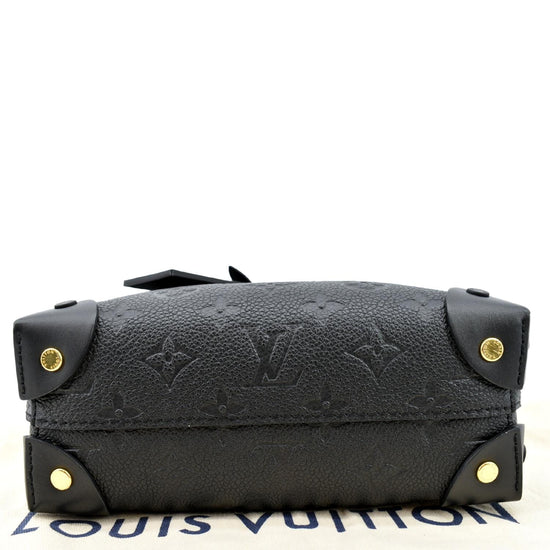 LOUIS VUITTON Monogram Empreinte Petite Mare Supple Shoulder Handbag Noir  M45393