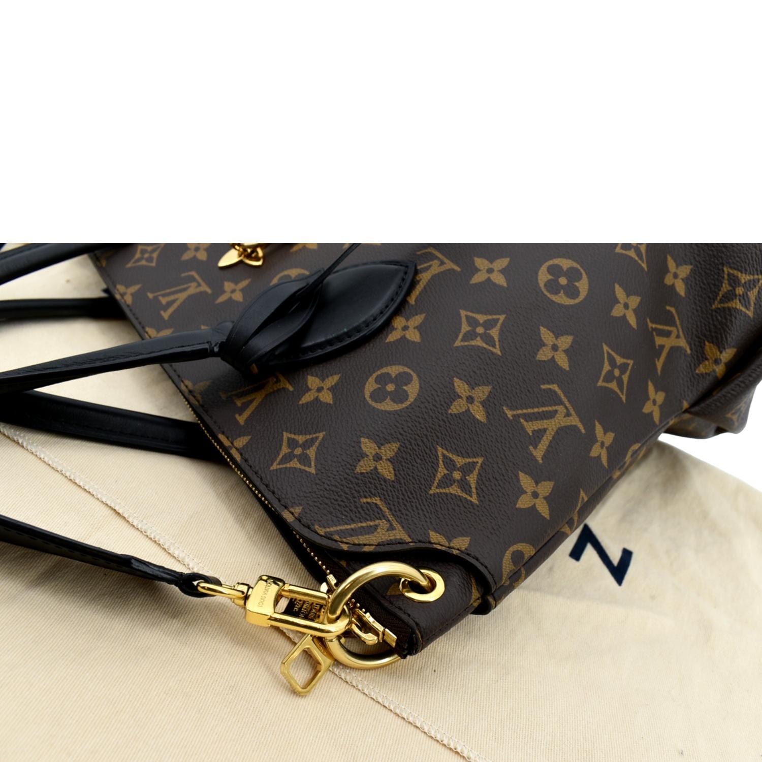 LOUIS VUITTON Flower Zipped Tote MM Bag MNG  REAWAKE