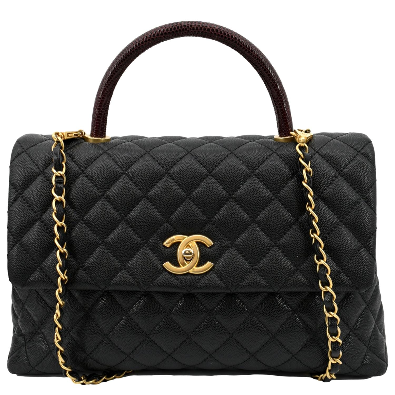🔥SALE🔥Pre-order Chanel Coco Handle Caviar Medium Size 28cm