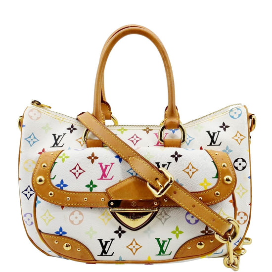 Louis Vuitton, Bags, Authentic Louis Vuitton White Multicolor Rita