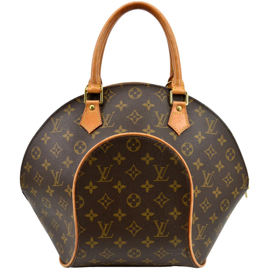 LOUIS VUITTON Ellipse MM Monogram Canvas Satchel Bag Brown-US