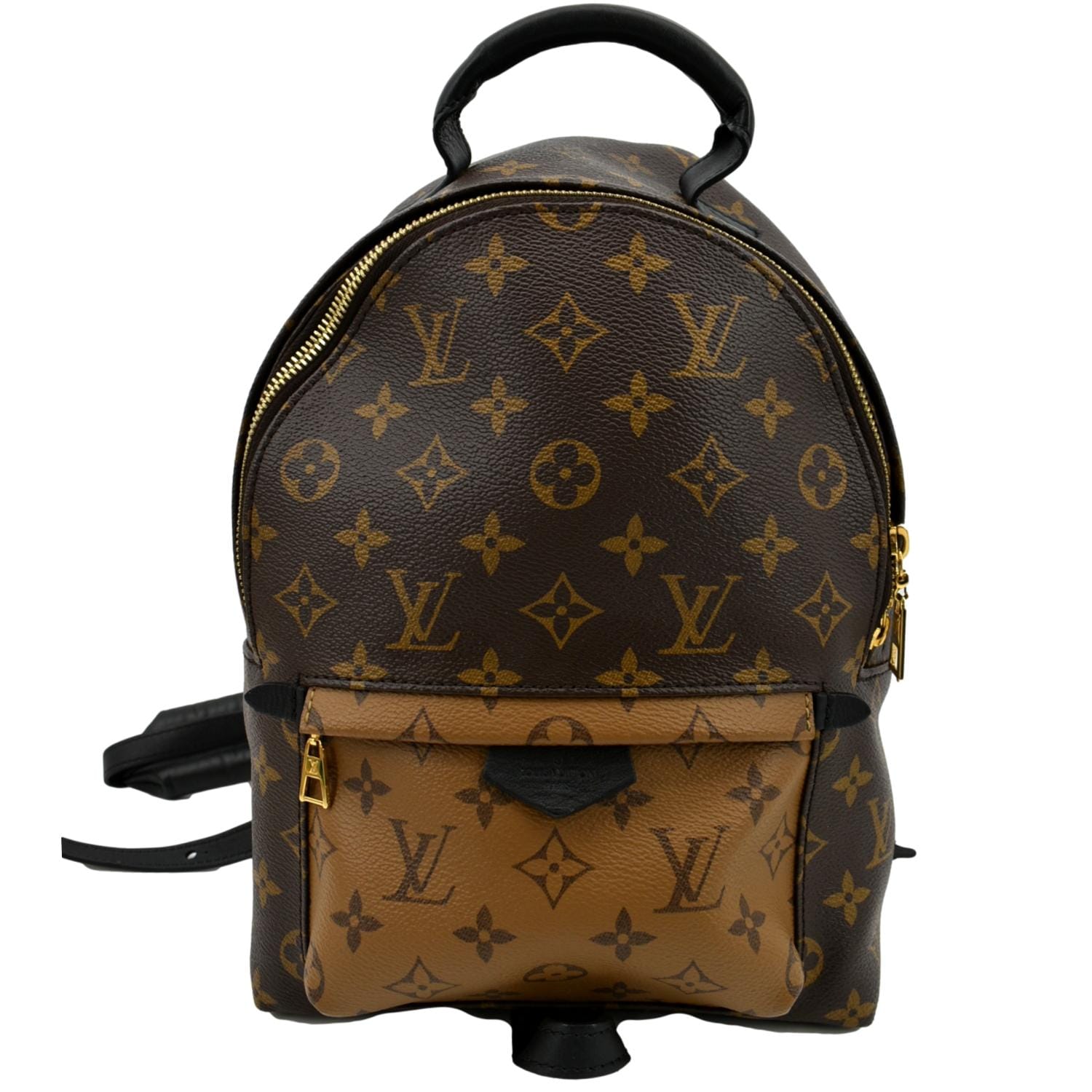 Brown Louis Vuitton Monogram Reverse Palm Springs PM Backpack