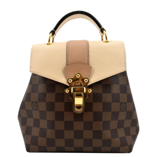 Clapton Backpack Damier Ebene – Keeks Designer Handbags