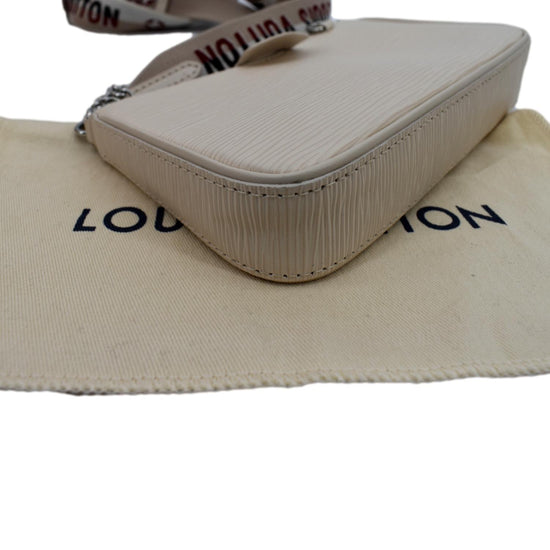 Louis Vuitton Easy Pouch on Strap Epi Leather with Canvas at 1stDibs