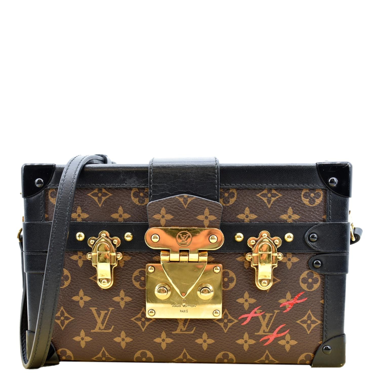 Louis Vuitton Trunk Clutch of Reverse Monogram Canvas with Polished Brass  Hardware, Handbags & Accessories Online, Ecommerce Retail