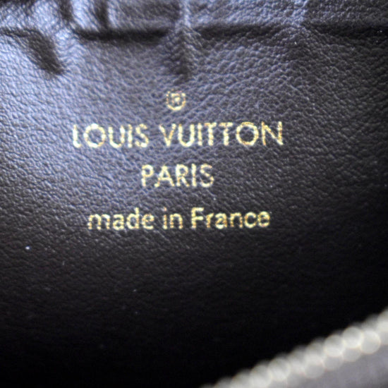 LOUIS VUITTON Monogram Felicie Chain Wallet Zippered Insert