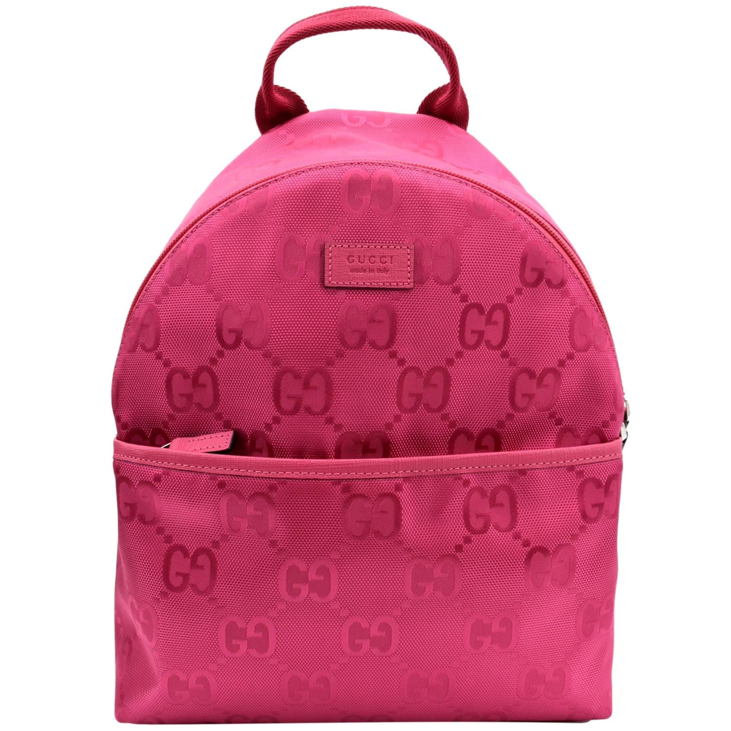Gucci GG Pink Canvas Backpack Auction (0103-2555320)