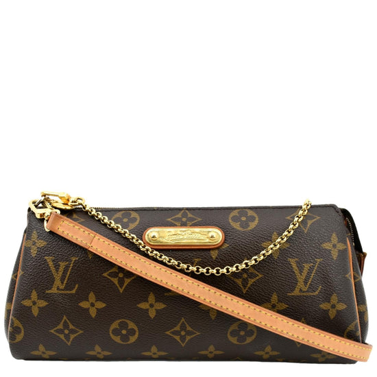 Louis Vuitton Pochette Eva Brown Monogram Canvas Cross Body Bag -  MyDesignerly