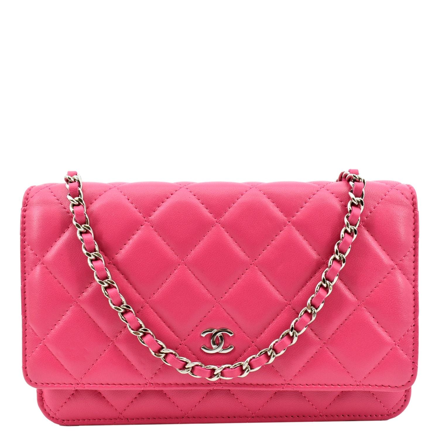 CHANEL Women's Pre-Loved Half Flap Woc, Lambskin Quilted