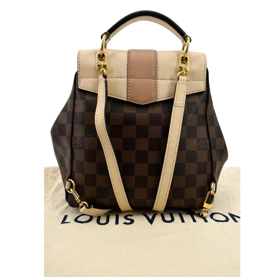 Louis Vuitton Creme Damier Ebene Canvas and Leather Clapton Backpack Louis  Vuitton