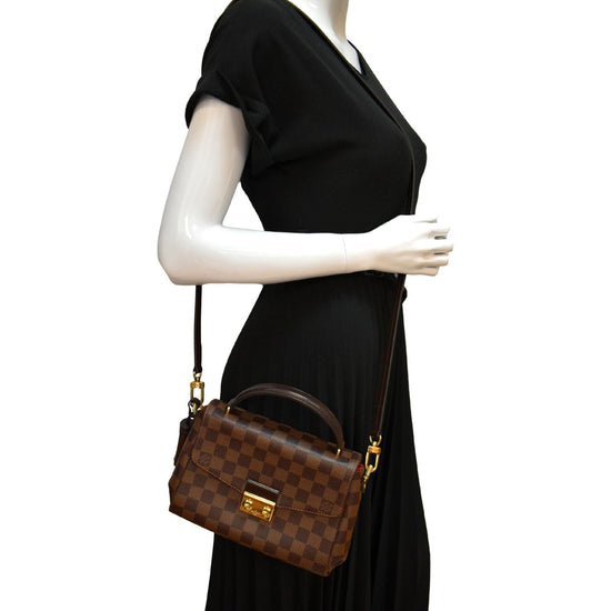 Croisette cloth crossbody bag Louis Vuitton Brown in Cloth - 33575774