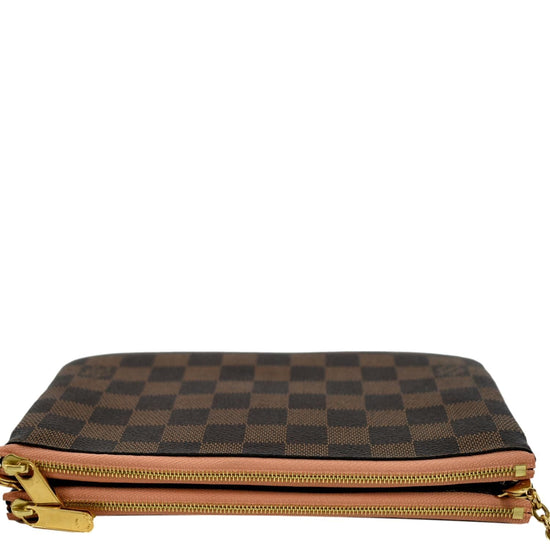 Shop Louis Vuitton DAMIER AZUR 2022 Cruise Double zip pochette (N60460) by  sunnyfunny