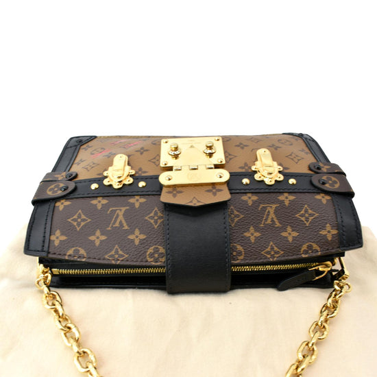 Louis Vuitton Canvas Trunk Clutch Reverse Monogram - Luxury In Reach