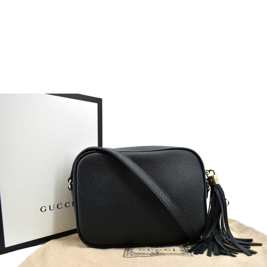 GUCCI Soho Disco Pebbled Leather Small Crossbody Bag 308364-US