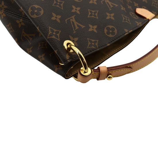 Louis Vuitton Sold Out Everywhere Brand New 2022 Monogram Graceful MM Hobo  s27lv at 1stDibs