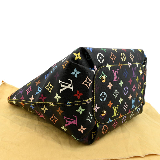 Louis Vuitton Annie Handbag Monogram Multicolor GM Black 409831