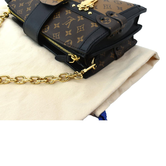 Louis Vuitton M43596 Monogram Reverse Bag Trunk Clutch/ Crossbody Messenger  Bag (DR3139) - The Attic Place