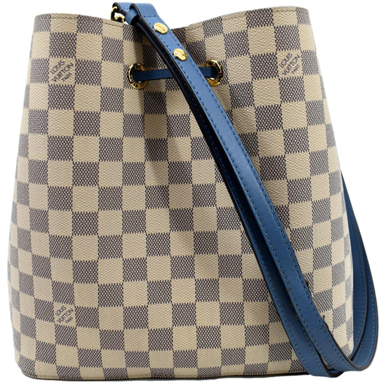 Louis Vuitton NEONOE N40153 Shoulder Bag Damier Azur White Gray
