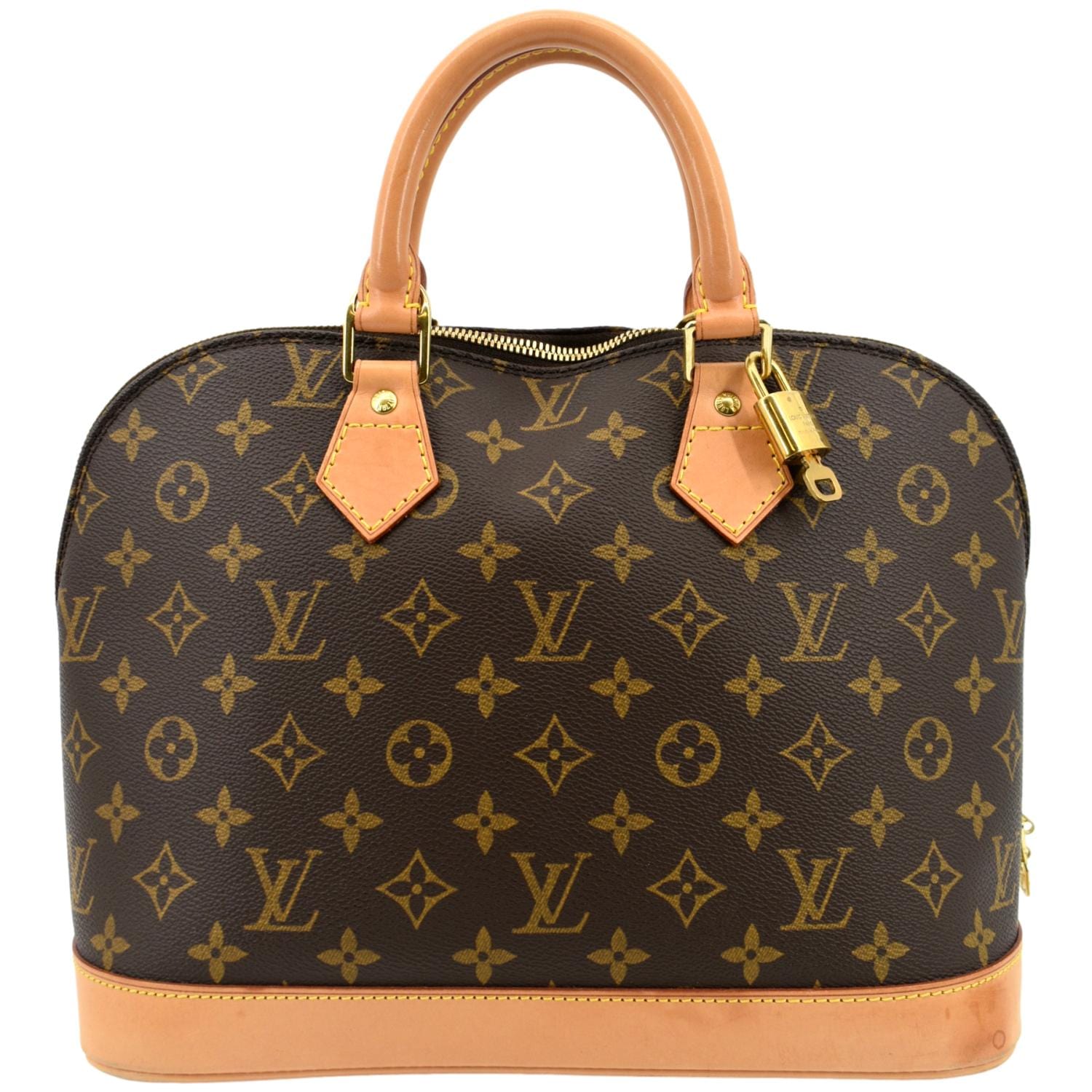 Louis Vuitton Monogram Alma Bag PM Brown