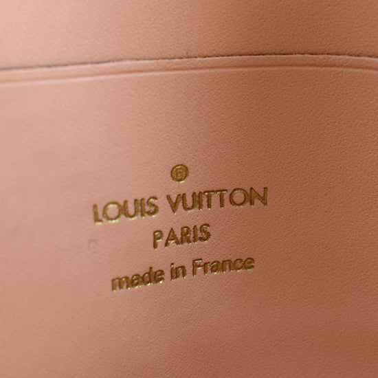 Louis Vuitton LV lined zip pochette Damier Beige Leather ref.391418 - Joli  Closet