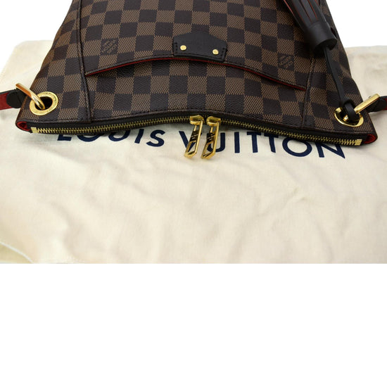 Damier Ebene South Bank Besace Crossbody Bag (Authentic Pre-Owned)