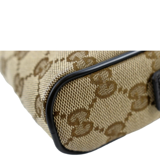 GUCCI GG Monogram Canvas Belt Bag Beige 449174 - 20% OFF