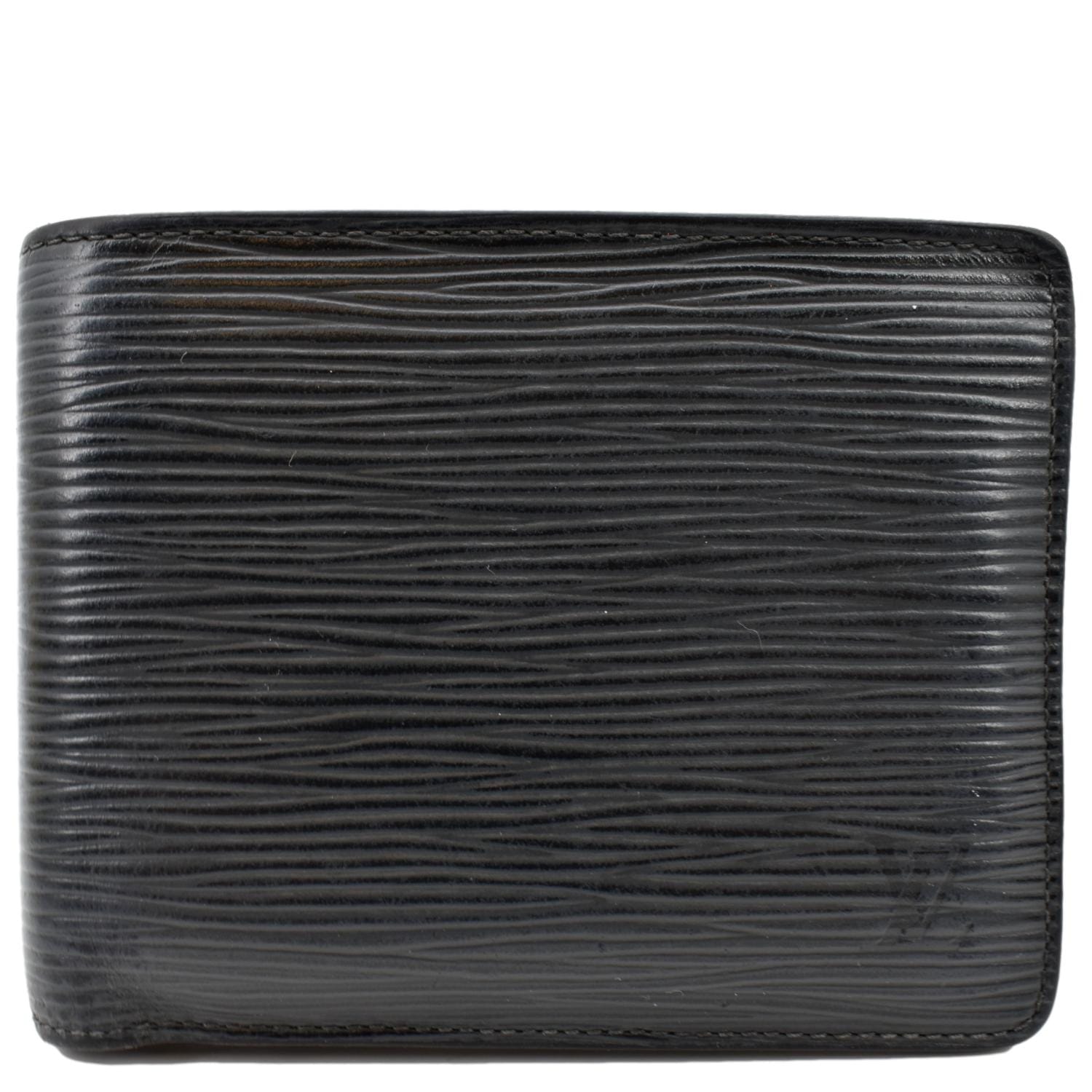 Louis Vuitton Black Epi Leather Multiple Wallet Louis Vuitton