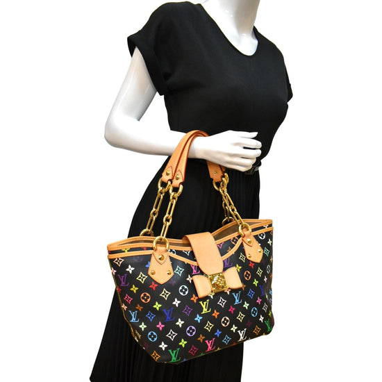 Louis Vuitton White Multicolor Monogram Canvas Annie GM Bag For Sale at  1stDibs