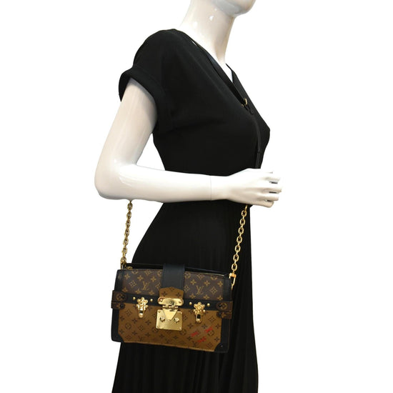 Louis Vuitton Monogram Reverse Vertical Trunk Pochette - Brown Crossbody  Bags, Handbags - LOU640769