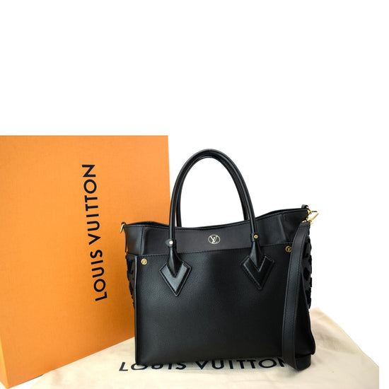 Louis Vuitton on My Side GM Black Calf