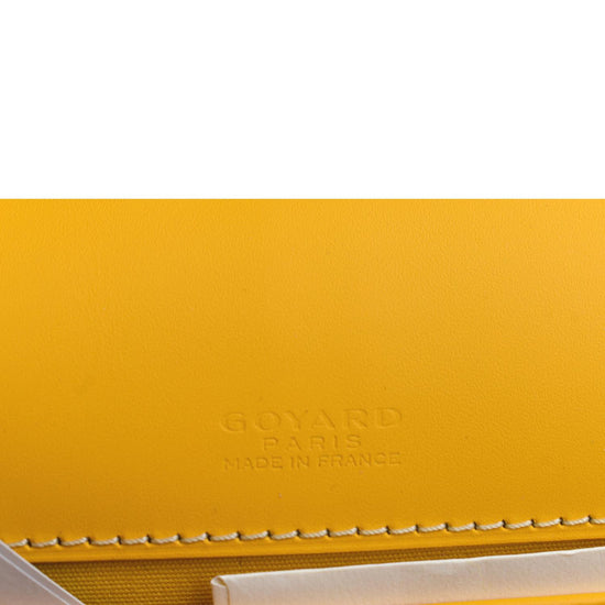 Bellechasse Goyard Belvedere MM Yellow Leather ref.873505 - Joli Closet
