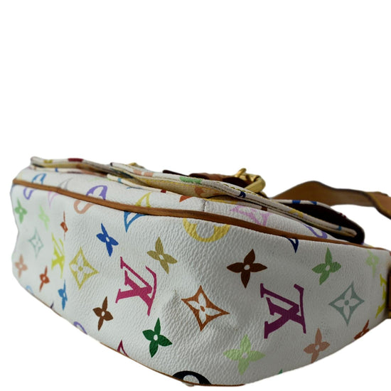 Louis Vuitton Monogram Multicolor Lodge PM Shoulder Bag M40053 White –  Gaby's Bags