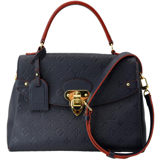 Louis Vuitton Black Monogram Empreinte Leather Georges MM Bag