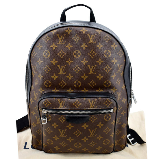 LV LV Men Josh Backpack in Monogram Macassar-Brown in 2023