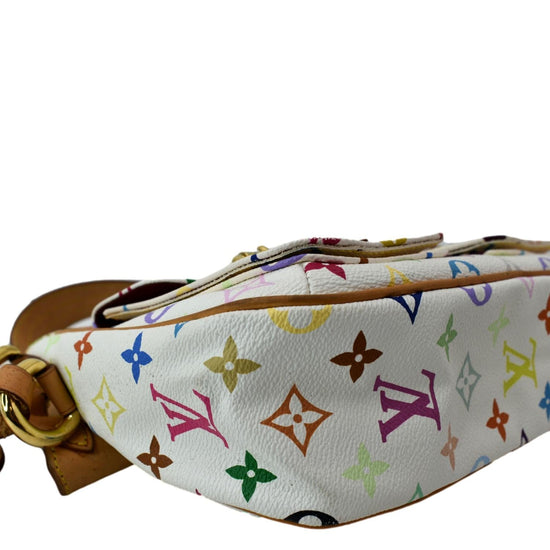 Louis Vuitton White Multicolor Monogram Lodge GM at Jill's Consignment