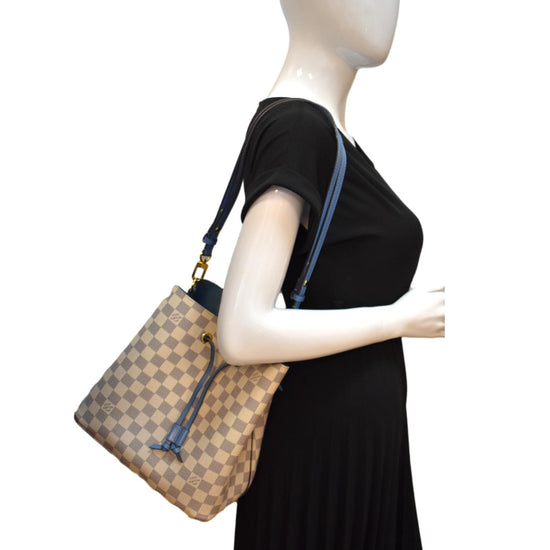 Louis Vuitton Damier Azur Neonoe Shoulder Bag (SHF-20481) – LuxeDH