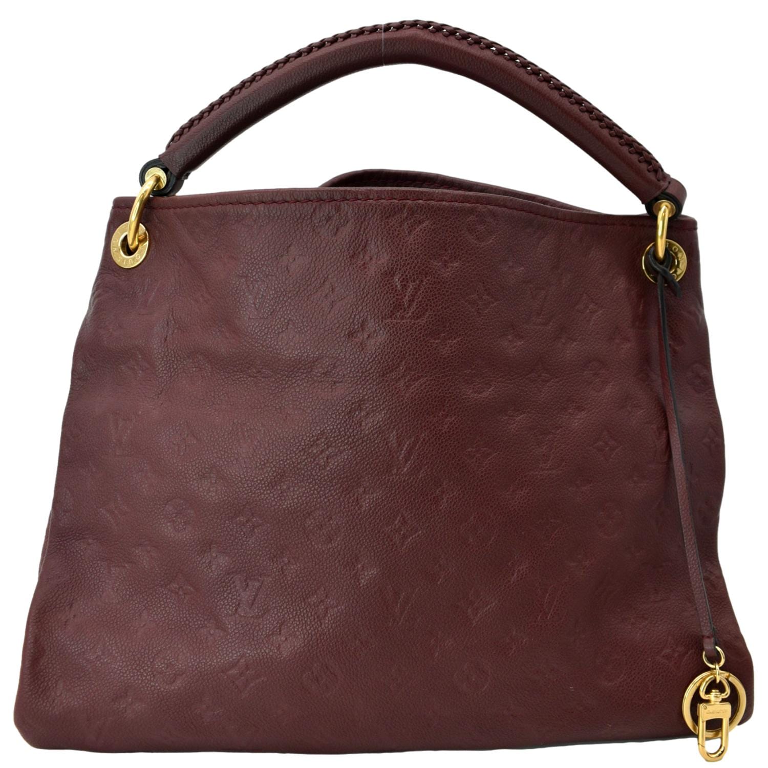 Louis Vuitton Burgundy Empreinte Leather Artsy MM Bag Louis