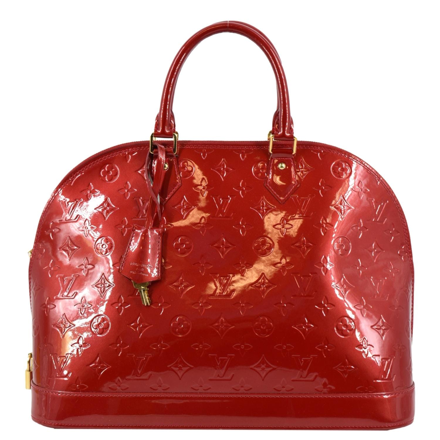 Louis Vuitton Vintage - Vernis Alma BB Handbag Bag - Red - Vernis