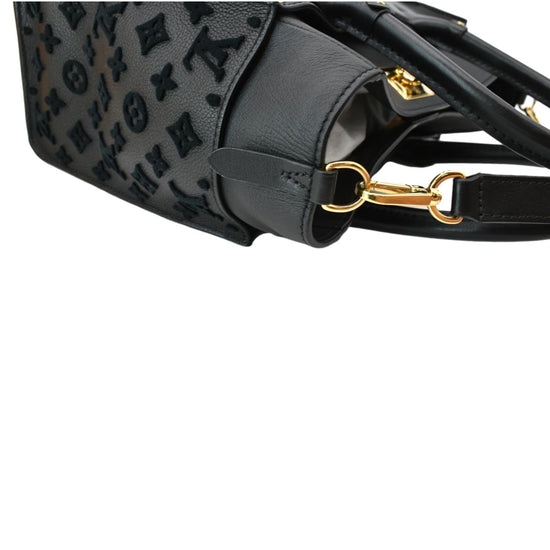 LOUIS VUITTON Calfskin Monogram On My Side Black 1279570