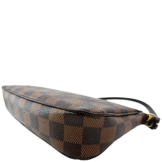 Louis Vuitton Pochette Félicie Bag In Brown Damier Ebene And Studs