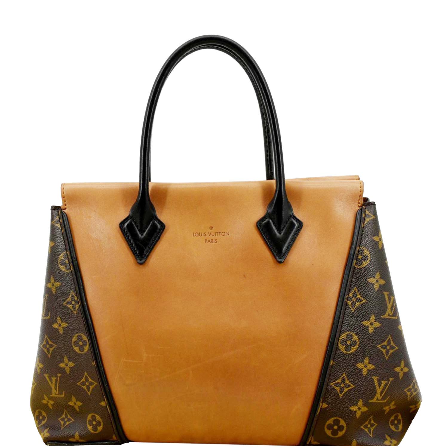 Louis Vuitton W PM Monogram Cuir Orfevre Tote Bag