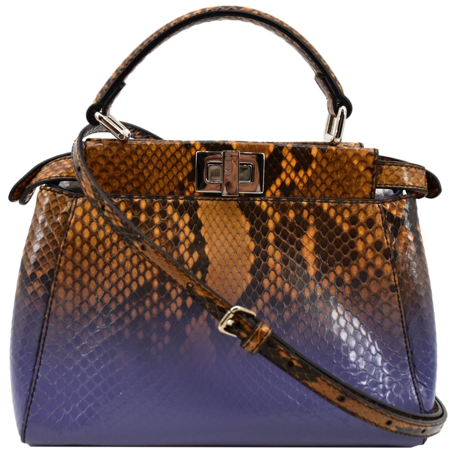 Bag leather Python