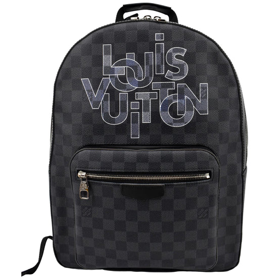 Louis Vuitton Josh Backpack Limited Edition Interlinked Logo Damier  Graphite - ShopStyle