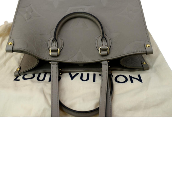 Louis Vuitton OnTheGo (OTG) MM Empreinte Monogram Tourterelle Beige/Cream  (Microchip)
