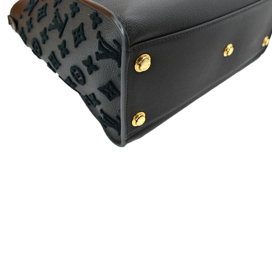 LOUIS VUITTON Calfskin Monogram On My Side Black 1302031