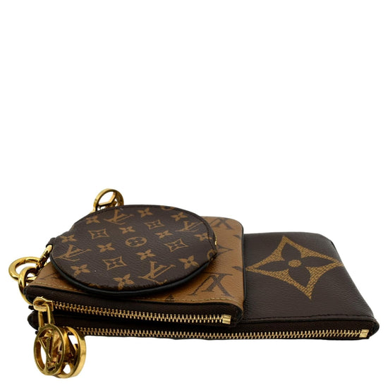 Trio pouch leather clutch bag Louis Vuitton Multicolour in Leather